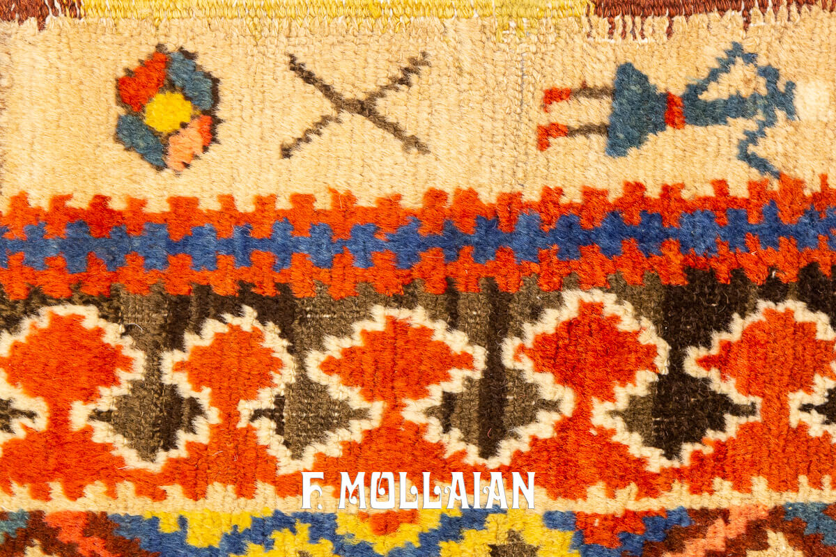 Bakshaish Rug Camel Hair Color Runner n°:682080